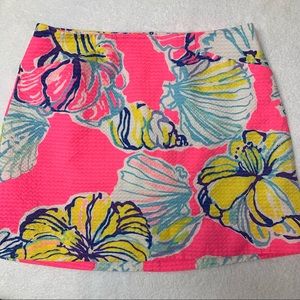 Lilly Pulitzer colorful skort. Never worn size 0